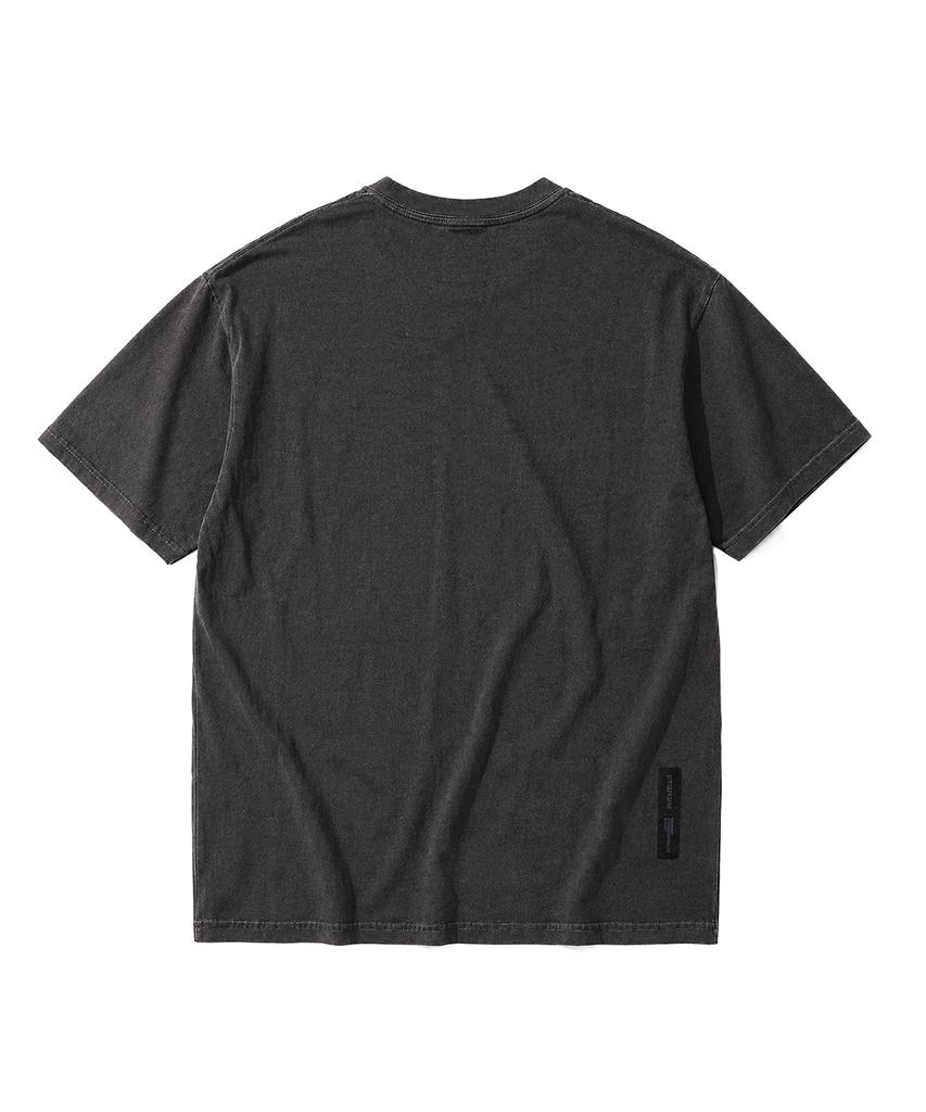 QT8 GARMENTS Lb Bliss Pigment Washed Tee (Charcoal)