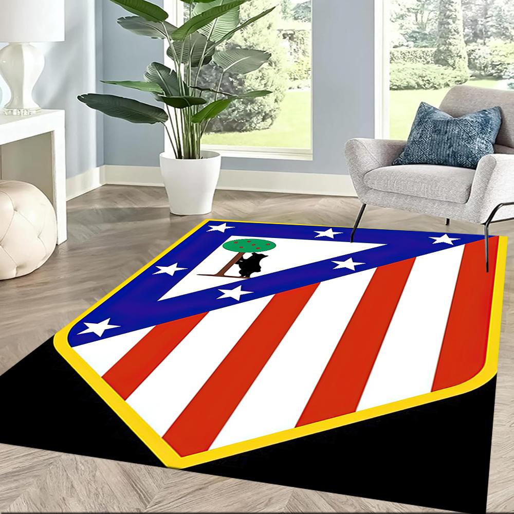 Atletico Madrid Carpet Suitable For Game Room Dormitory Dining Room Decorate Room Antislip Carpet Anime Office Decor