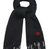 GRAVER [BAG&ACC] Heart Smile Embroidered Bold Muffler_Black