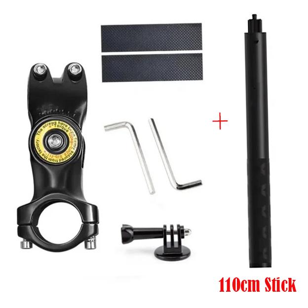 Селфи-палка для Insta360 X4 Ace Pro DJI GoPro мотоцикл велосипед руль крепление кронштейн адаптер для камеры подставка для монопода