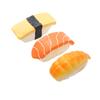 Pet Squeaky Sushi Shape Rubber Dog Chewing Toy Cleaning Tooth  For Small Medium Dogs Bite Resistant Sounder Pet Supplies