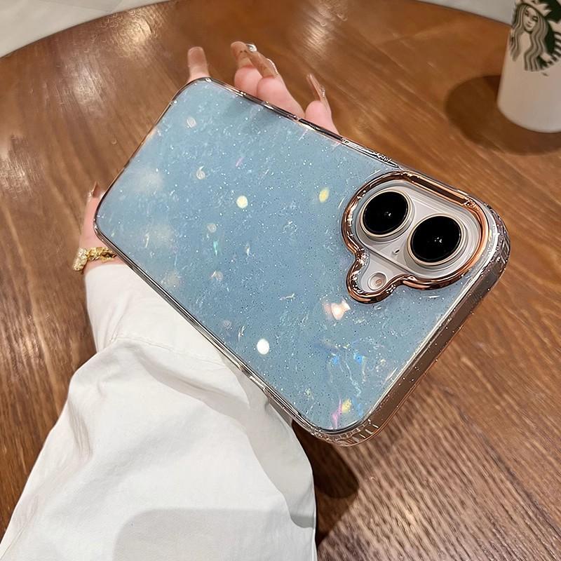 Fairy Dream Glitter Shell Pattern Applicable To IPhone16ProMax Apple 15 Mobile Phone Case Advanced Sensor Protection Case