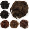 Синтетические волосы в форме цветка, вьющиеся волосы, шиньон, резинка для волос, булочка, пончик, валик для волос, шиньоны