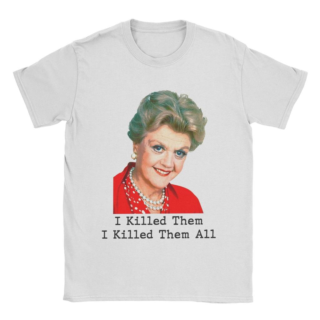 Murder She Wrote T-Shirt Men Fun Pure Cotton Tees Crewneck Short Sleeve T Shirt Graphic Printed Clothing