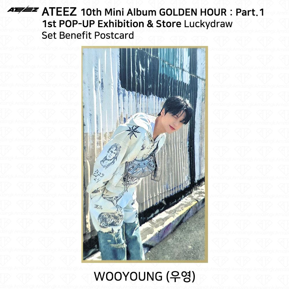 ATEEZ Золотой час Часть 1 Soundwave POP-UP Lucky Draw Фотокарточка