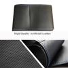 gjbn8 Customized DIY Car Steering Wheel Cover For Seat Leon Alhambra Toledo 2011 2010 2012 Leather Braid For Steering Wheel