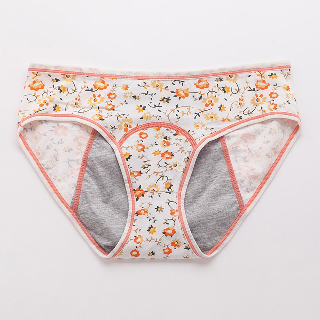 Teenagers Menstrual Panties Mid Waist Women's Panties Full Hip Panties