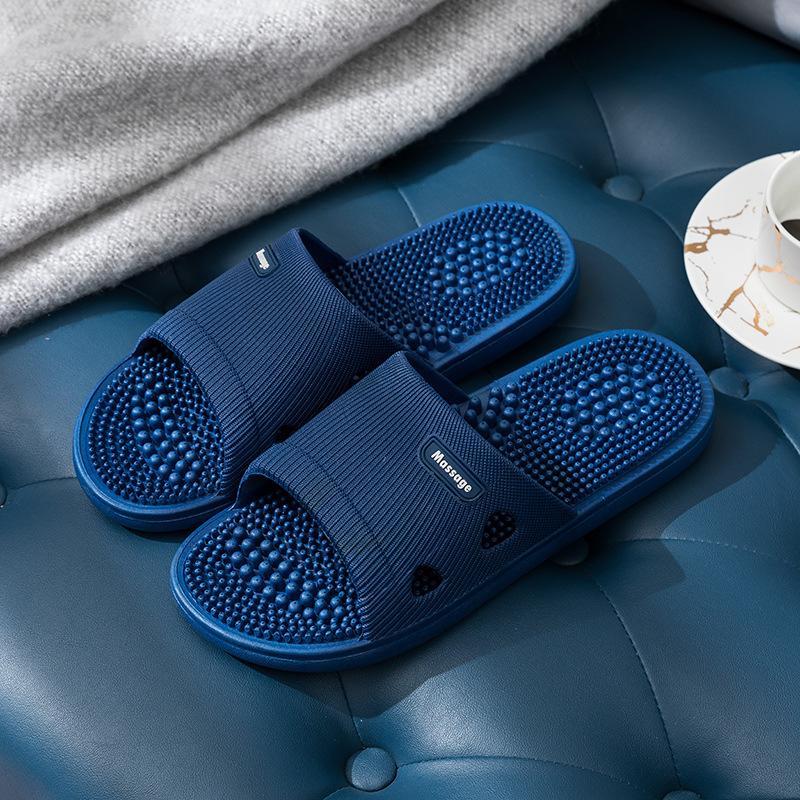 Women Foot Massage Slippers Men Slipper Indoor Bathroom Non-slip Soft Slides Couples House Relief Feet Health Care Shoes