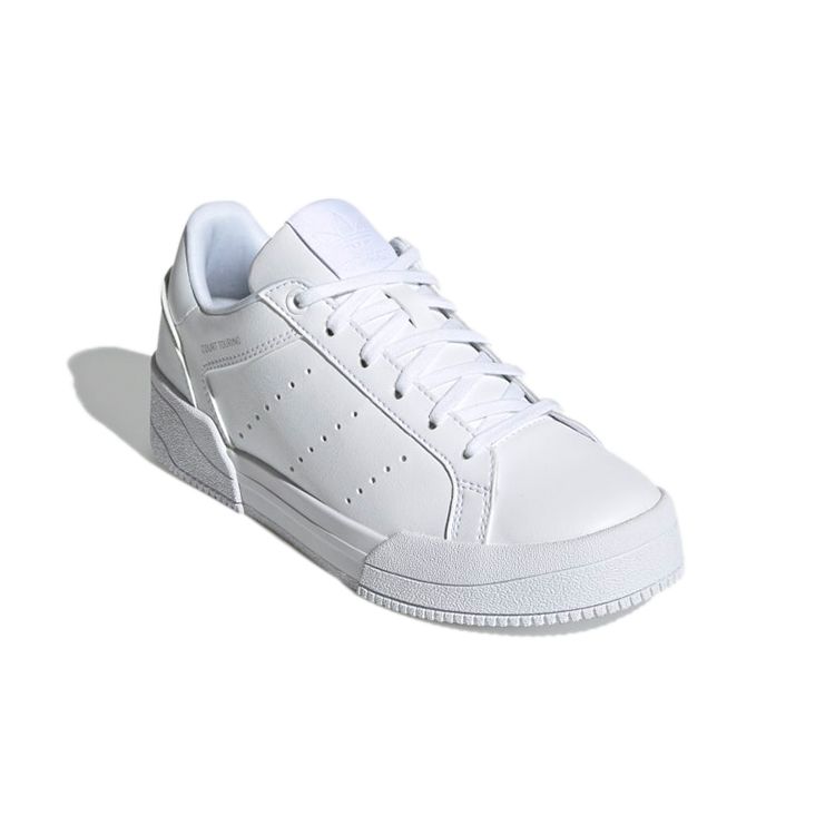 adidas Детские кроссовки Court Tourino J Triple White Cloud-White H00764