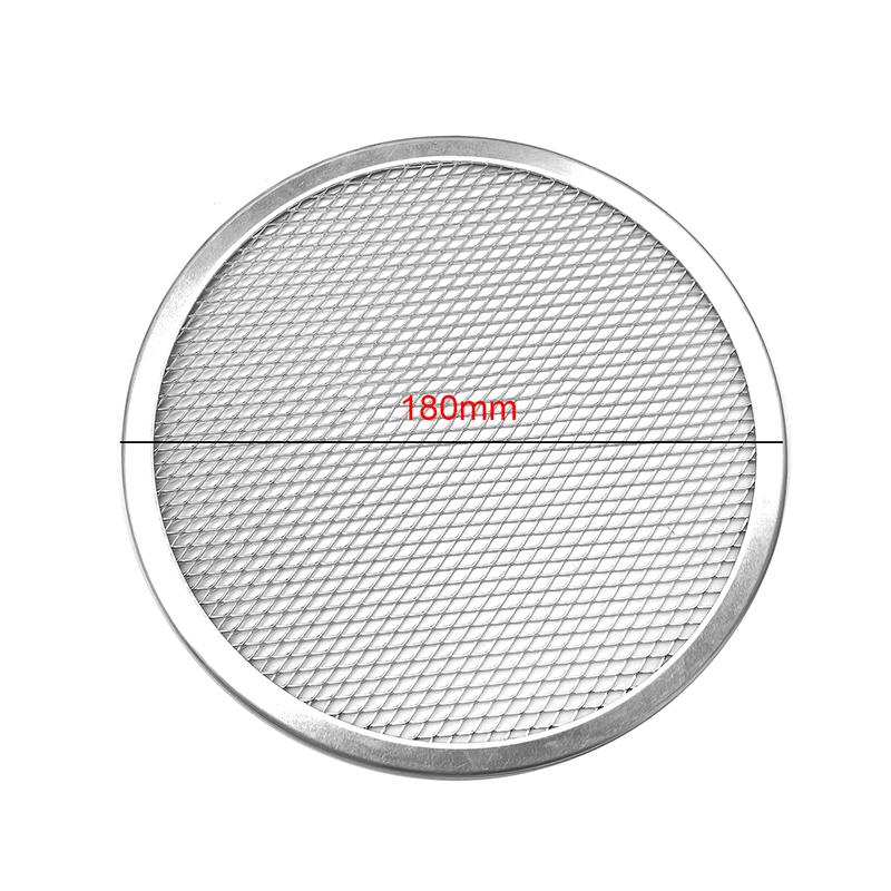6-12 дюймов антипригарный противень для пиццы бесшовный алюминиевый сплав сетчатый противень для выпечки кухонные принадлежности круглый противень для блинов пиццы кондитерских изделий