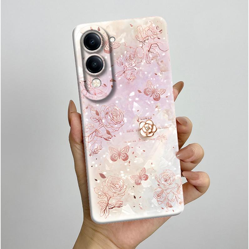 Для Vivo Y04 Y29s 2025 Чехол Эстетичный Роскошный Модный Милый Мягкий Силиконовый Чехол Ударопрочный Fundas Для Vivo Y29S 5G Y 04 Чехол для Телефона