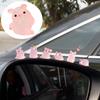 Mini Piggy Decorations Car Dashboard Cartoon Piggy Ornaments DIY Animal Doll Accessories Car Ornaments Doll Car Decorations Gift