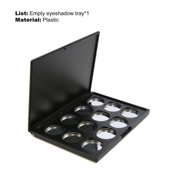 Makeup Tray Long Lifespan Lightweight Plastic Magnetic Eye Shadow Box Palette for Travel