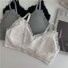 Girls Solid Lace Bras Backless Adjustable Strap Push Up Bras For Women Sexy Lingerie Casual Inner Vest Tank Tops Fashion Lady Pad Bras
