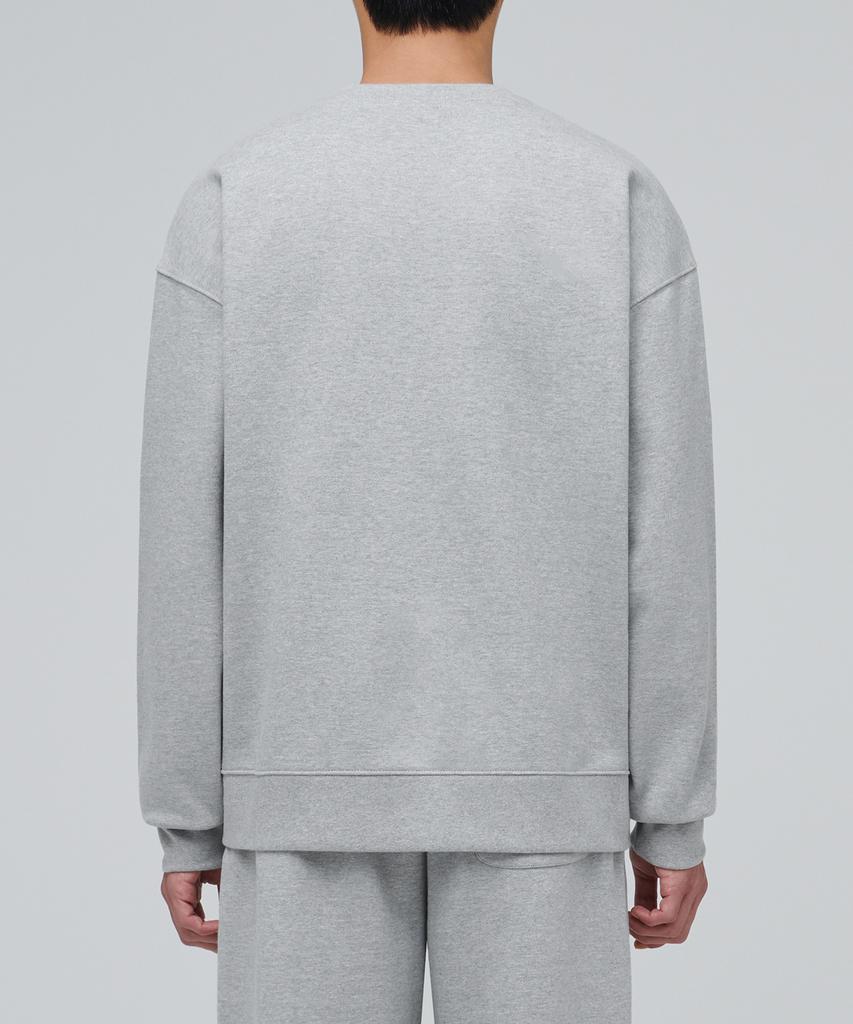 MUSINSA STANDARD Heavyweight Oversized Sweatshirt [Medium Grey]