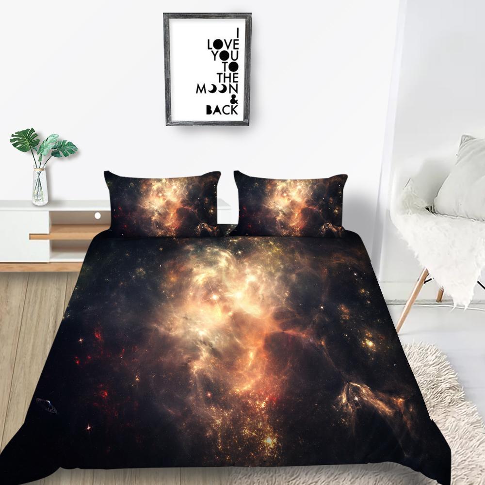 Пододеяльник с принтом звездного неба, постельное белье, новый пододеяльник, костюм для подростков, детский королевский размер, королевский размер, постельное белье