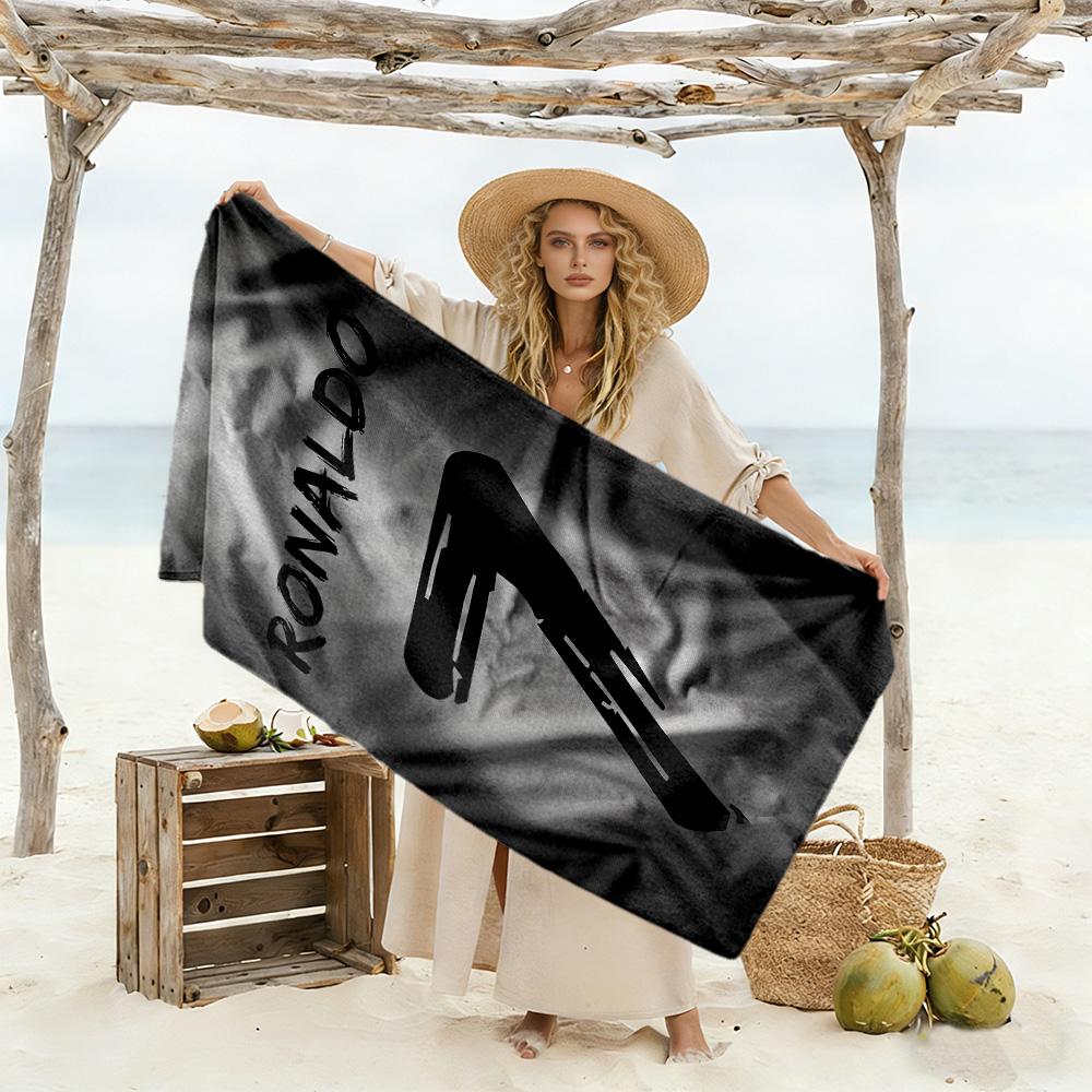 The Goat Action Beach Towel Super Soft & Absorbent Comfortable Lightweight Suitable for Sports, Travel, Swimming, Yoga, Bathroom, Beach, And Pool