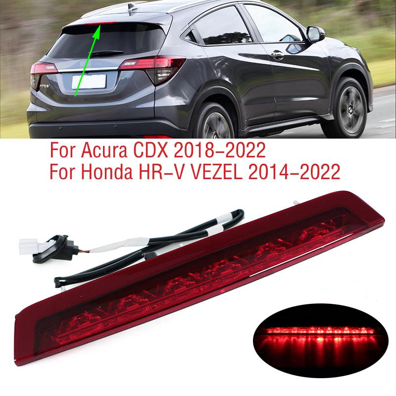 Для Honda HR-V HRV VEZEL 2014-2022 автомобильный 3-й третий стоп-сигнал для Acura CDX 2018-2022 задний дополнительный высокий стоп-сигнал