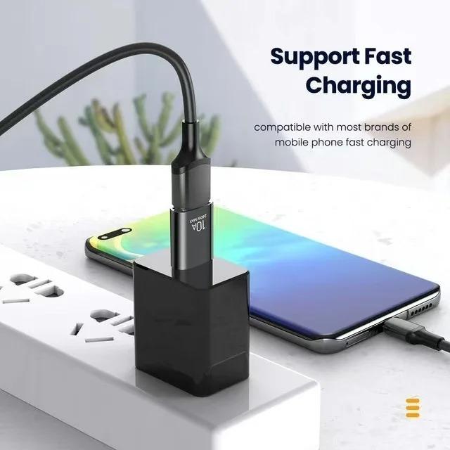Адаптер USB на USB C Конвертер Type C (папа) на USB A (мама) для телефона, смарт-устройств, электронных гаджетов, передачи данных