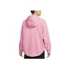 Nike Therma-Fit One FW24 свободный пуловер с капюшоном удобный свитшот с длинным рукавом женские толстовки Element-Pink White FV8077-699