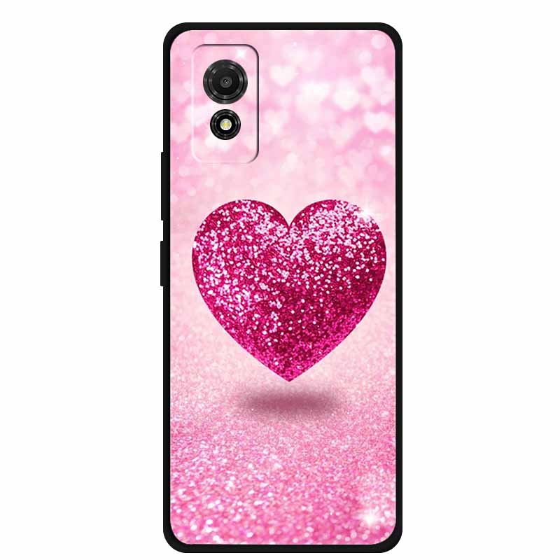 Phone Case For TCL 501 Case TCL501 Painted Cat Silicone Protective Cover for TCL 501 T433D 2024 Bumper Protector Fundas Coque