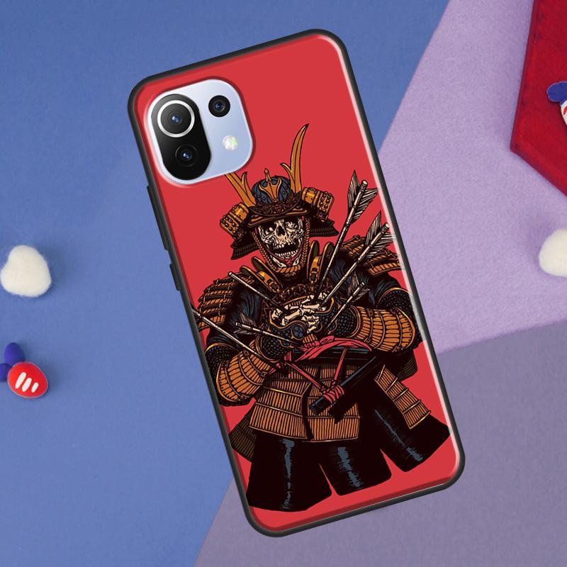 Чехол в японском стиле с изображением самурая для Xiaomi 14 Ultra 13 11T 12T 13T 14T Pro POCO X6 X7 Pro X3 X5 F3 F5 F6 M6 Pro