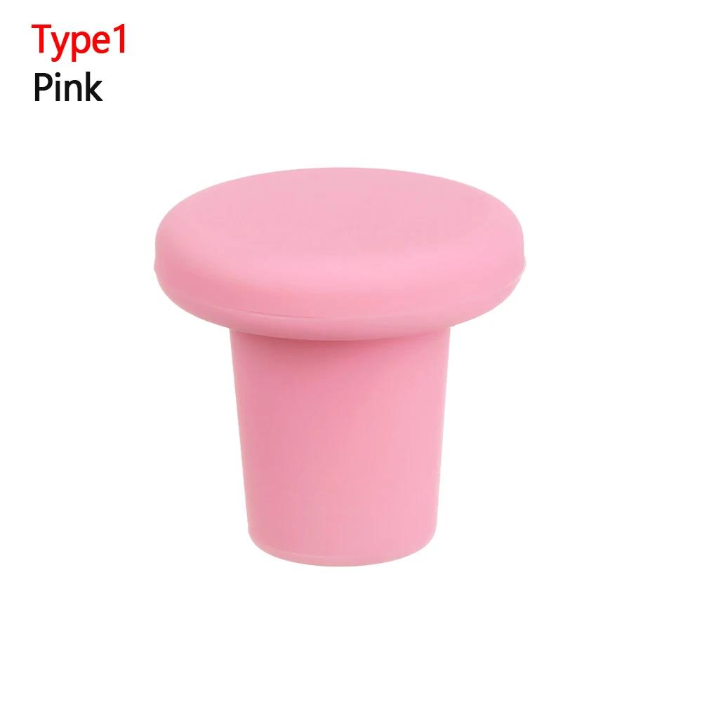 Silicone Champagne Wine Beer Bottle Cork Stopper Plug Wine Bottle Sealer Cap Stopper Bar Kitchen Tool Vacuum Sealed Sealer Plug 7