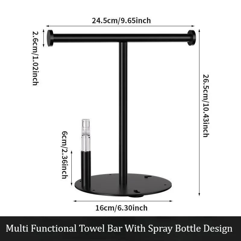 Бытовая вешалка для полотенец, вертикальная, для установки на столешницу, для полотенец от пола до пола, для ванной комнаты, держатели для туалетной бумаги, кухонный держатель, Т-образная полка для тряпок
