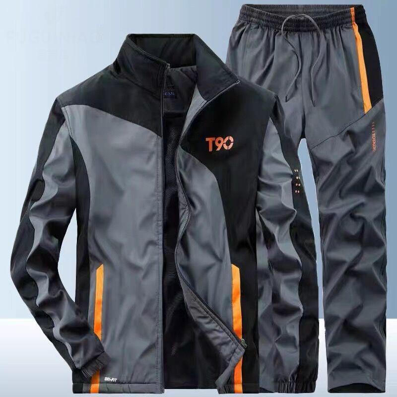 Мужской зимний теплый костюм больших размеров, куртка большого размера + водонепроницаемые теплые брюки, комплект из 2 предметов