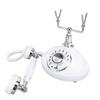 Vintage Style Rotary Phone Ringer On Off Dialing Redialing Landline Telephone Corded Desk Phone for