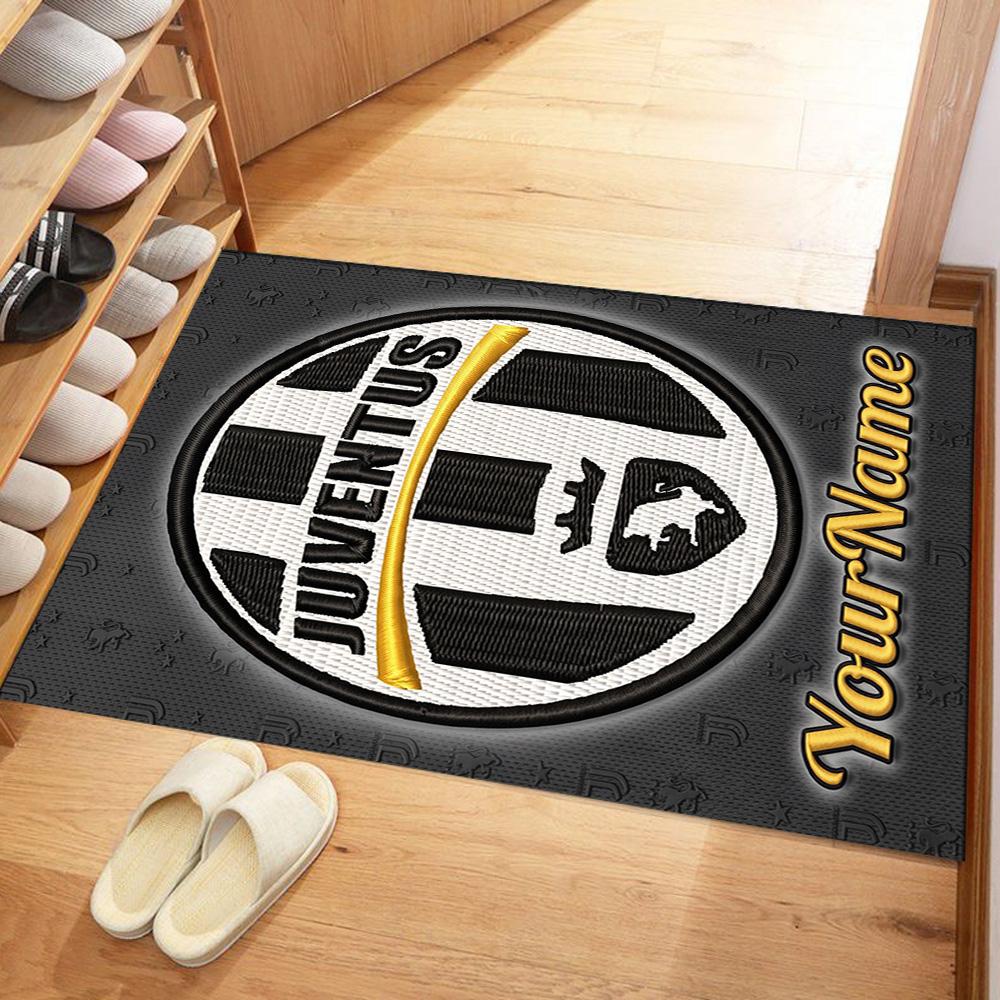 Juventus Customized Name Carpet Suitable for Playrooms Decorate room Game Room Study room Antislip Carpet Decorate Offices Wedding Party Gift
