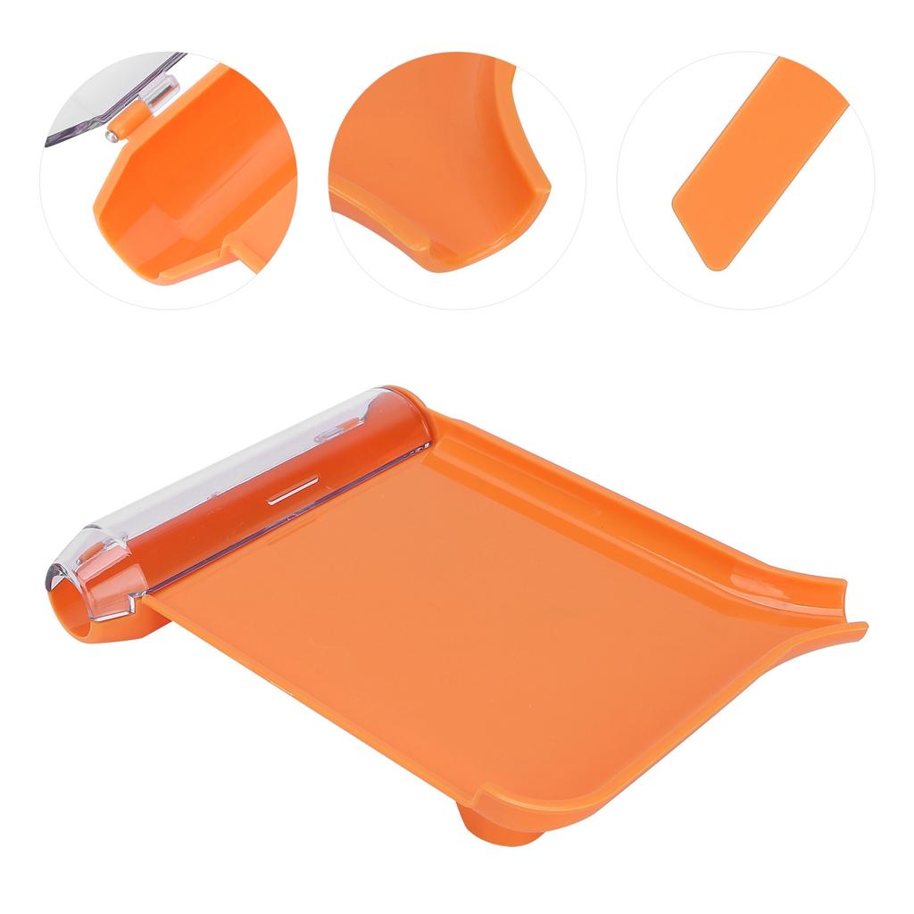 Лоток для подсчета таблеток Оранжевый Бесконтактный Чистый Дозатор таблеток Лоток со шпателем Прозрачная крышка