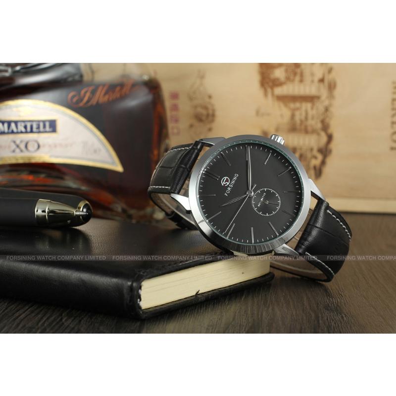 Forsining Men Fashion Casual Simple Mechanical Watch