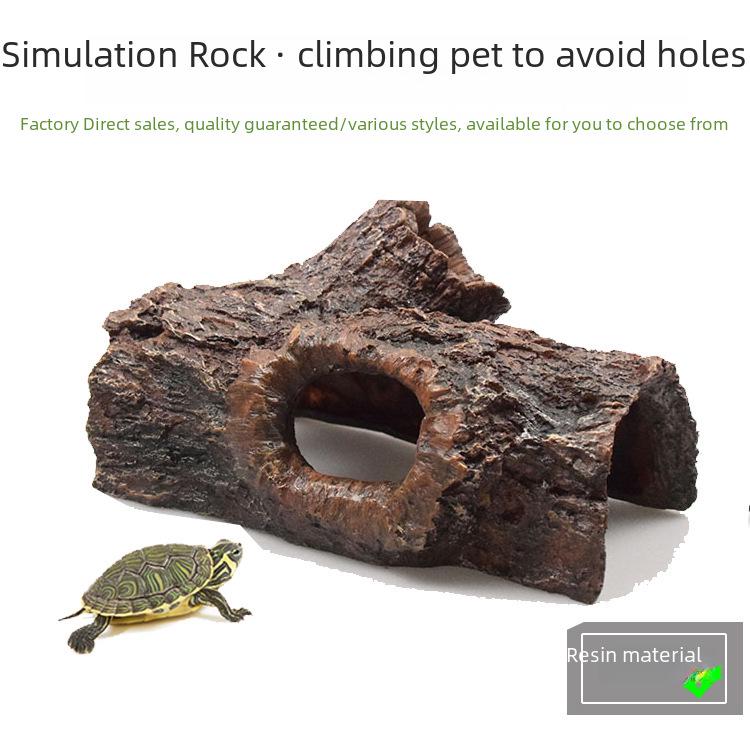 Ландшафт для аквариума и рептилий: Декор Скала, Пещера и Укрытие - Смола Череп и Человеческое Лицо