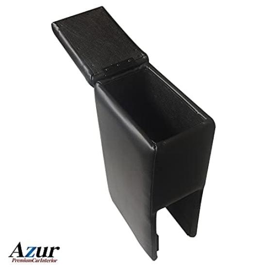 Подлокотник для Honda Acty Truck Сделано в Японии Подлокотник-консоль Azur HA8/HA9 (Легковое транспортное средство) - Черный, Отделка под кожу, - Хранение, -