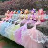 45cm Girl Mermaid Bjd Dolls With Wing 11 Joints Movable Bjd Dolls Toys Swimming Mermaid Princess Doll Children DIY Dress Up Toys