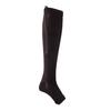 Men Women Knee High Zipper Open Toe Socks Leg Compression Support Stockings