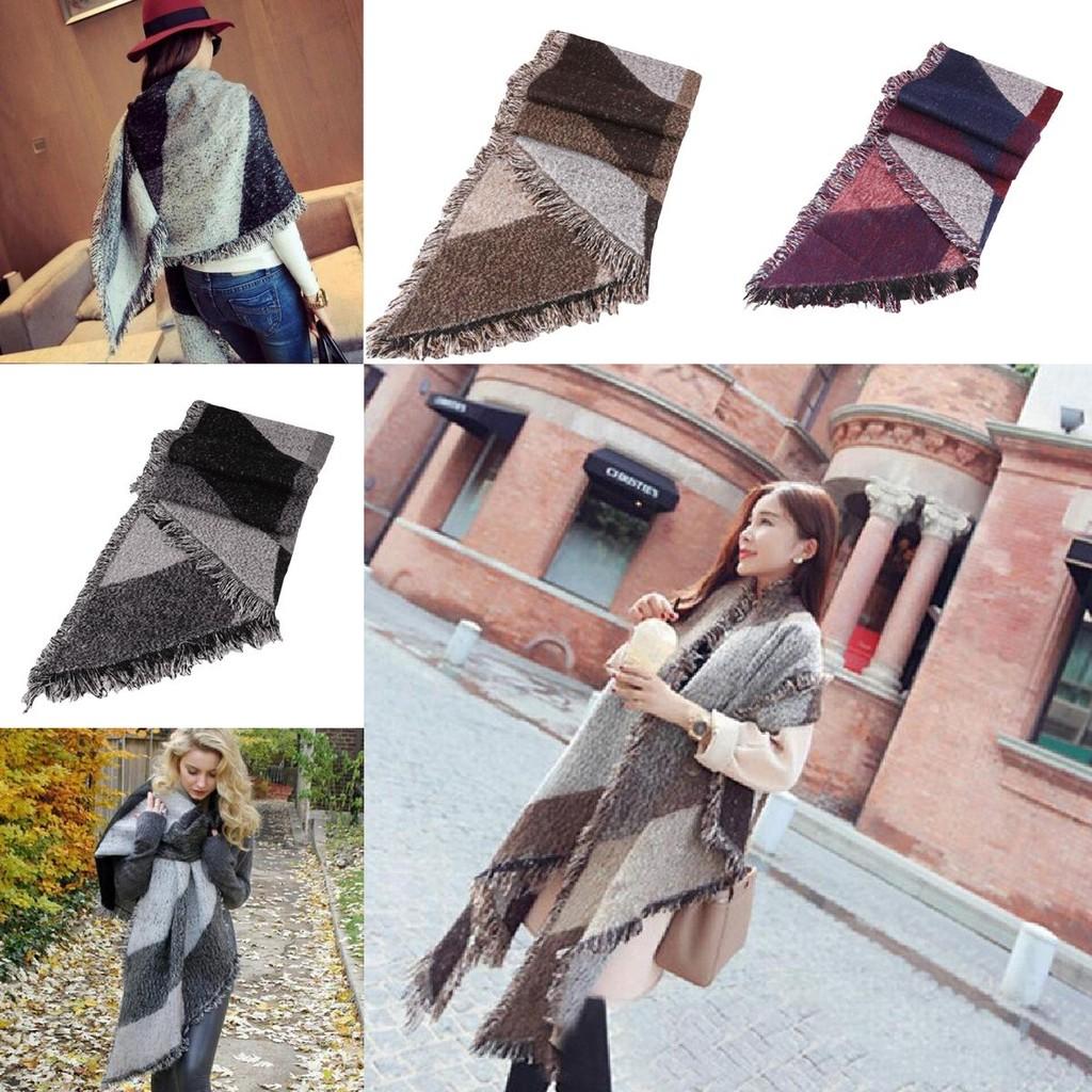 Cozy And Fashionable Women's Cashmere Feel Scarf For Autumn And Winter Warmth