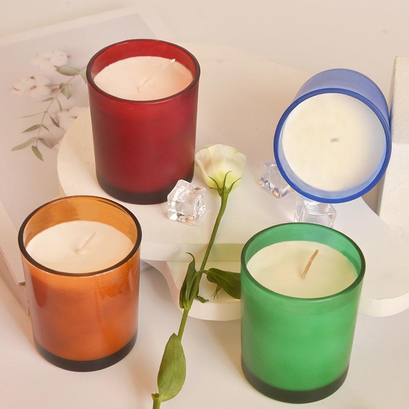Glass Cup Scented Candle Souvenir Home Decoration Candle Soy Wax Scented Candle Romantic