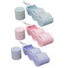 Silicone Cosmetic Packaging Box Set with Hanging Hole Leakproof Travel Toiletry Container for Skin Products Accessories