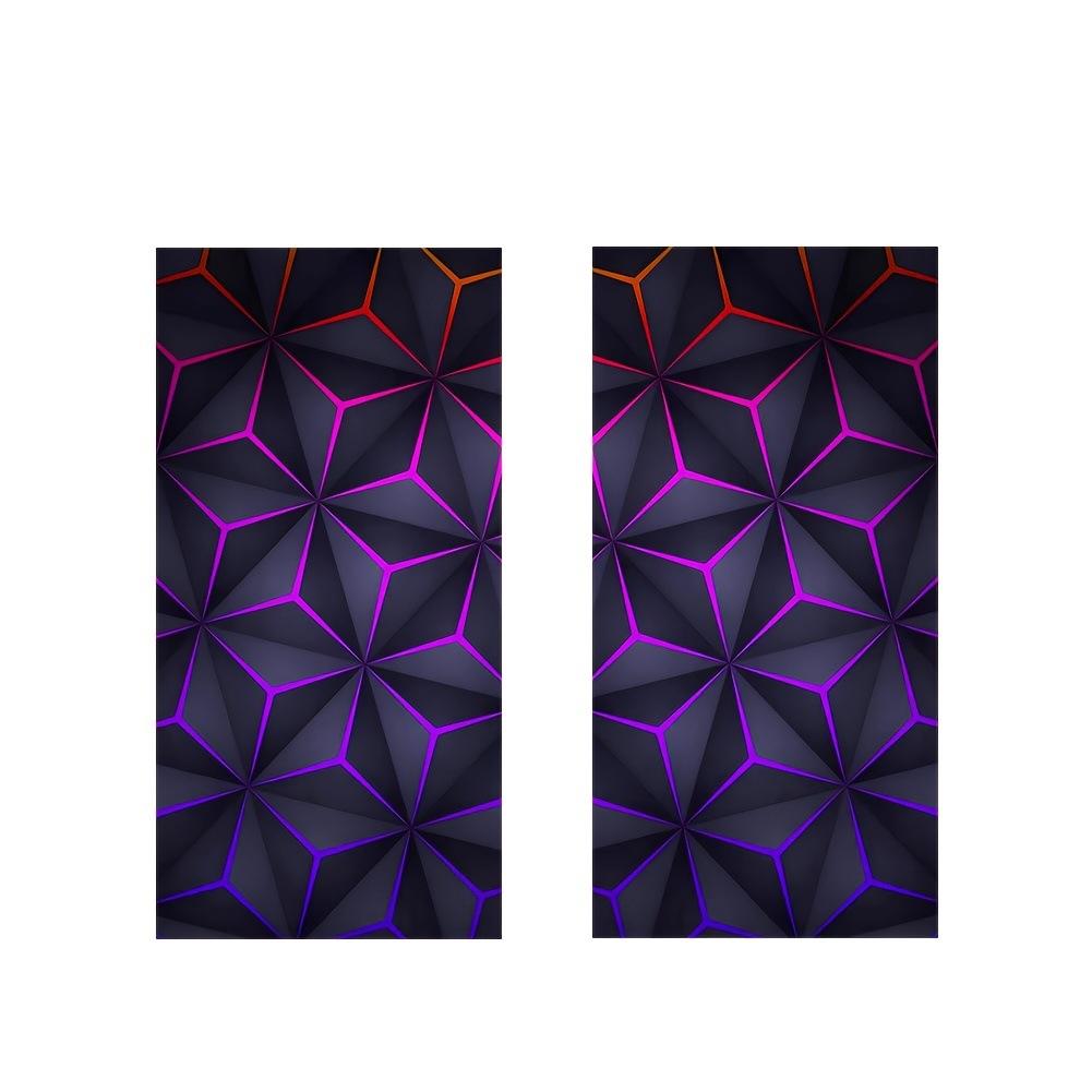 2Pcs Car Stickers B Pillar Center Column Covers DIY Scratch Resistant Decoration Sticker Waterproof