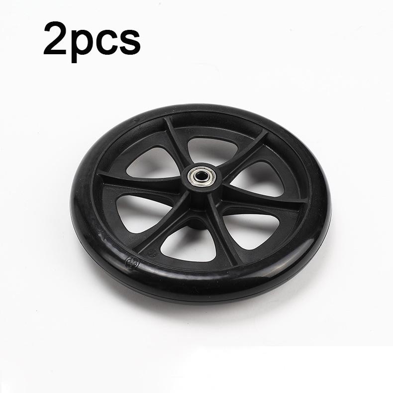 2 шт. 6/8-дюймовые колесные диски для инвалидной коляски, сменные сплошные шины, износостойкие