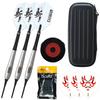 Kawasemigiri Darts Set for Perfect for Celebrities and Includes Soft and Dart D.craft Beginners, Women. Barrel, Tip, Flights, Case.