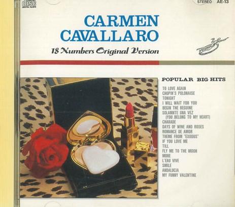 CD CARMEN CAVALLARO Carmen Cavallaro Popular Big Hits AE13 EYEBIC Japan Classical Used