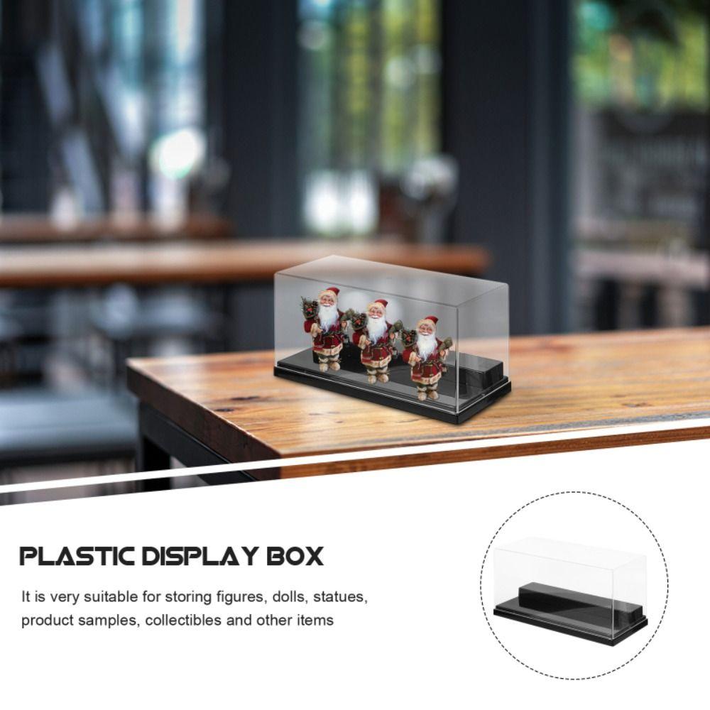 Прозрачная витрина для моделей Настольная коробка Органайзер для фигурок Экшн Конструктор