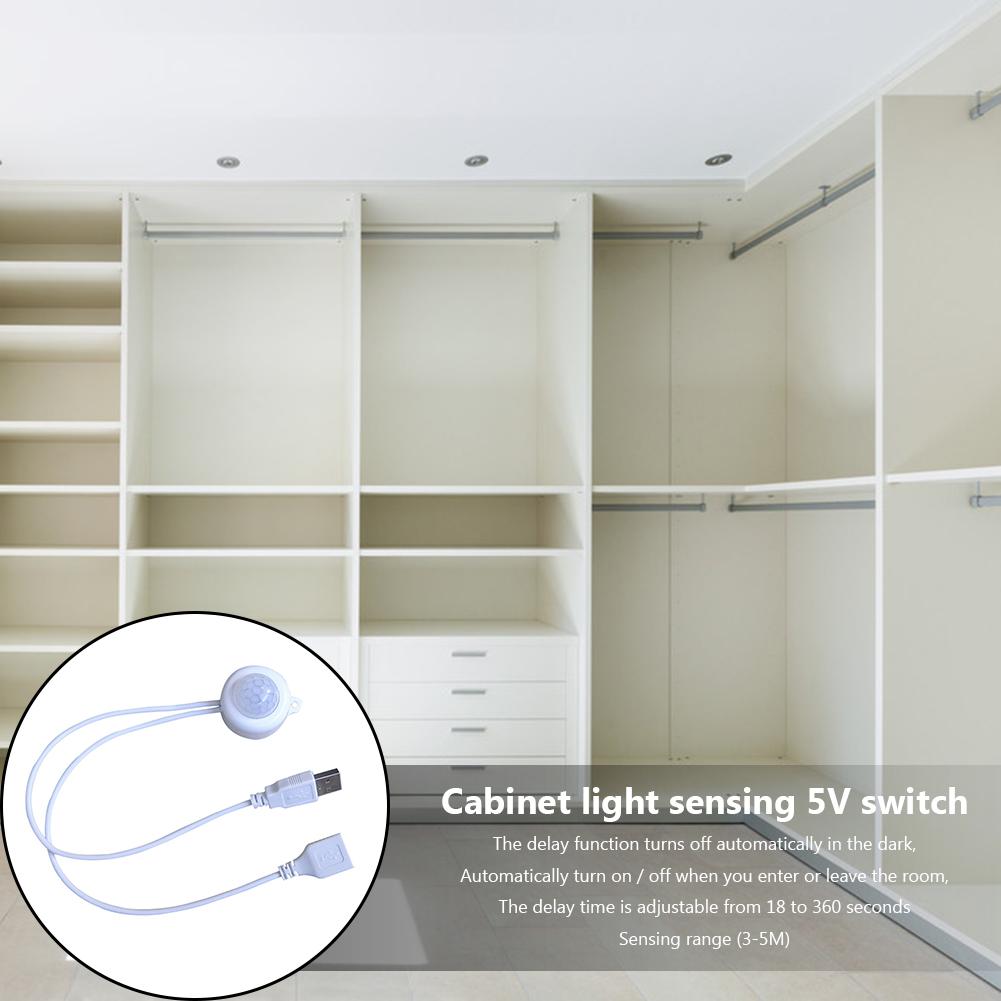 Touch sensor switch Hand Sweep Switch DC 5-24V 2A IR Motion Sensor Hand Wave Scan Smart LED Closet Cabinet light/Wardrobe Lamp
