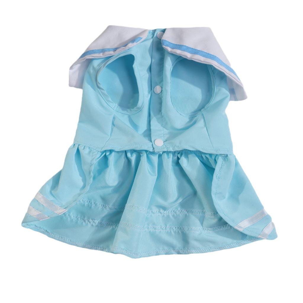 Summer clothes new pet navy collar clothes pet dog dog cat dress breathable comfortable factory