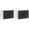 Передняя панель для посудомоечной машины Kalmar 2 шт. Черный 60 x 31 x 40 см