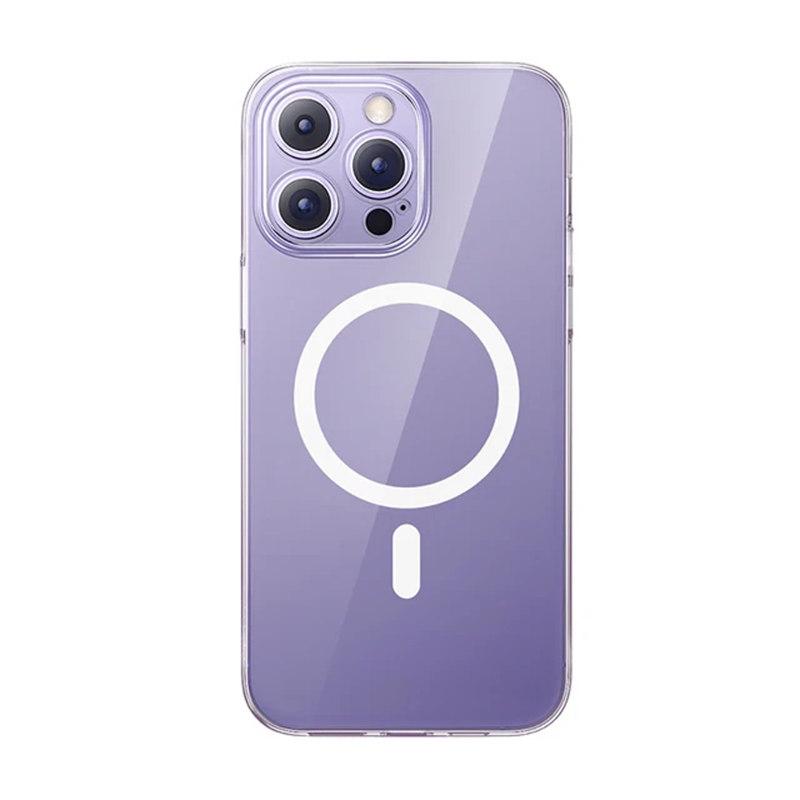 Magnetic Case for iPhone 15 14 Pro Max Support Wireless Charging Case for iPhone 13 12 11 Pro Clear Protective Cover Case