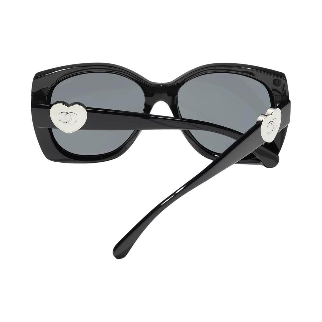 Chanel Irregular Frame Sunglasses With Logo Design Unisex sunglasses Black CH5519-C501/S4
